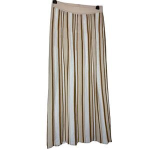 Falconeri Striped Knit Maxi Skirt Made in Italy Sz. S